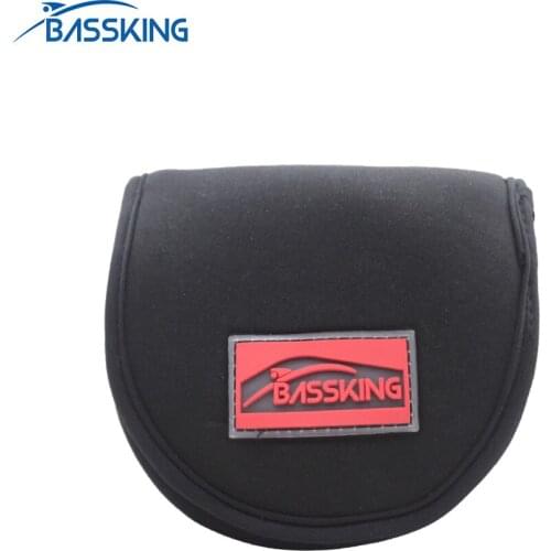 BASSKING Fishing Reel Bag 126x120x80mm Spinning Reel Protective Case Casting Reel Cover Neoprene Reel Bolsa Pesca Accessories