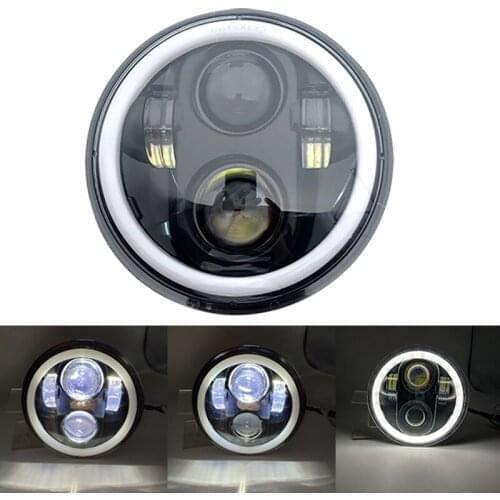 5 3/4" 5.75Inch Motorcycle LED Headlight Headlamp Faro LED DRL 50W Front Driving Motorbike Headlight for Dyna Sportster Softail