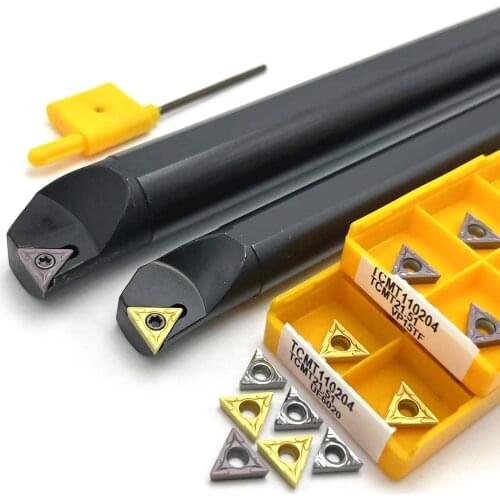 TCMT110204 TCMT110208 VP15TF UE6020 Turning Tool Used for S10K-STFCR11 S12M-STFCR11 S16Q S20R-STFCR11 Tungsten steel tool holder