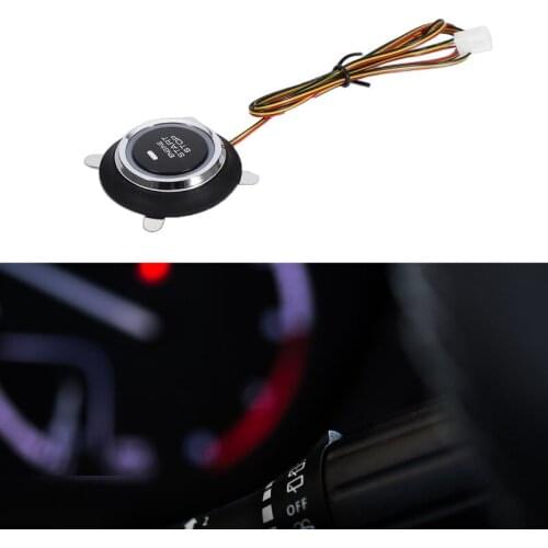Universal DC 12V Car Start Stop Button Engine Push Start Button Alarm RFID Lock Keyless System Door Push Button Tactile Buttons