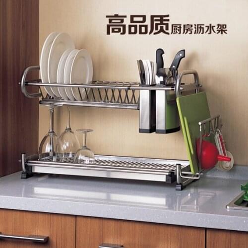 Kitchen versatile, stainless steel double drain, water filter with cutting board