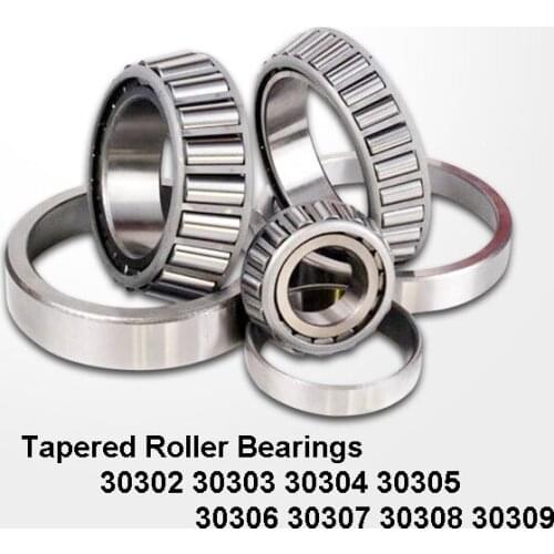 1 Pcs 30302 30303 30304 30305 30306 30307 30308 30309 Tapered Roller Bearings Single Row Design 7302E 7303E 7304E 7305E 7306E