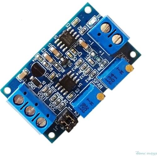 1PC Current To Voltage Module 0/4-20mA To 0-3.3V 5V 10V Voltage Transmitter