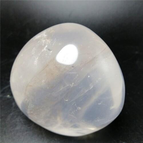 1pc high quality natural rose quartz crystal white color rare chakra crystal ornament for home decoration