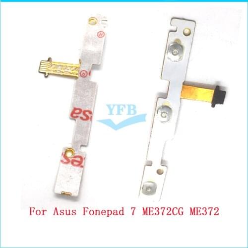 20pcs Power On Off Switch Volume Flex Cable Ribbon Repair For Asus Fonepad 7 ME372CG ME372 FE171 FE171MG ME171 K01N K01F