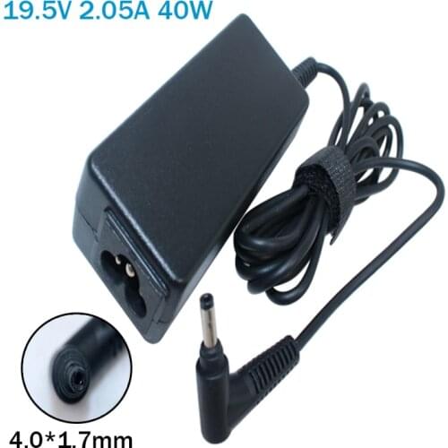 Laptop AC Adapter 19.5V 2.05A 40W bullet head Charger for HP Mini 210 210 110 HSTNN-DA18 622435-003 624502-001