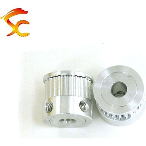 3D Printers Parts printer pulley S2M 25 teeth bore 5mm S2M 25 teeth timing pulley fit for S2M belt width 6mm