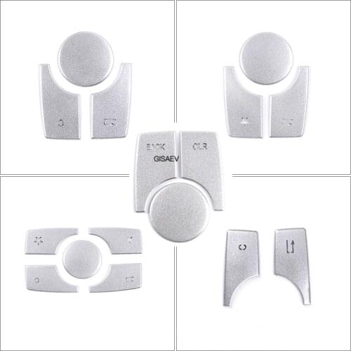 For Mercedes-Benz A B C E CLA GLA ML GL GLK Class W176 W246 W204 W212 W212 C117 X156 multimedia button decoration cover sticker