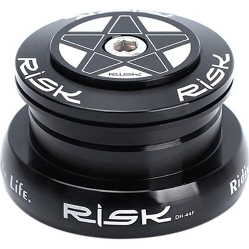 RISK Dual-Use Bicycle External Cup Headset for 44mm Straight Head Tube with 28.6mm Straight Fork or 1.5 Taper Pipe Fork
