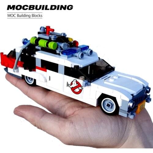 264PCS MOC Bricks Toys Ecto-1 Movie Car Building Blocks Diy Toy Brick Xmas Gifts Children Toys Ecto One car in minifig scale