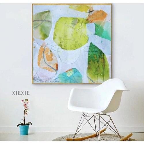 Colorful Watercolor Posters Modern Minimalist Canvas Painting Hanging Wall Art Unique Gift Wallpaper Artwork House Decor