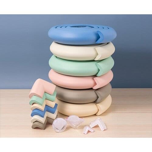 2M/Roll DIY Table Edge Protector Strip Baby Protection Anti Collision Safety Strip Baby Head Protector Table Corner Edge Sticker