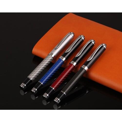 Carbon fiber metal neutral pen bead pen commercial advertising pen