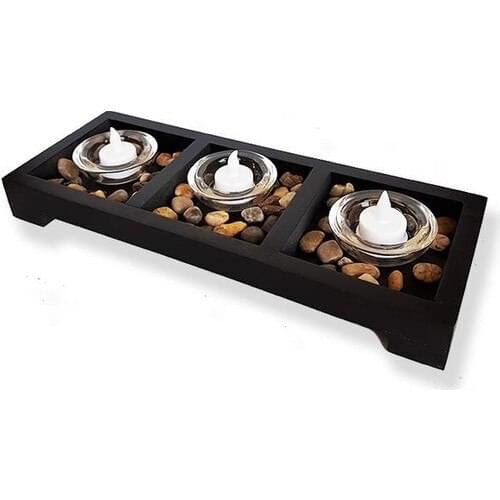 Mutlu Adım Decorative Glass Candlesticks