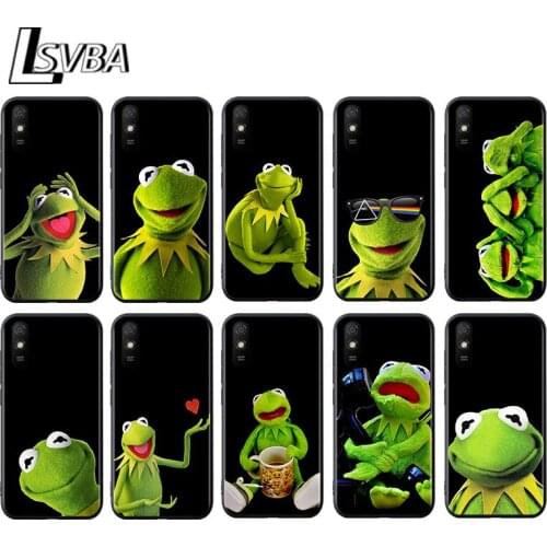 Funny The Frog for Xiaomi Redmi 10X Pro 5G 9A 9I 9T 9 GO K40 K30 K20 Ultra 8 7 6 5 4X Pro Soft Black Phone Case