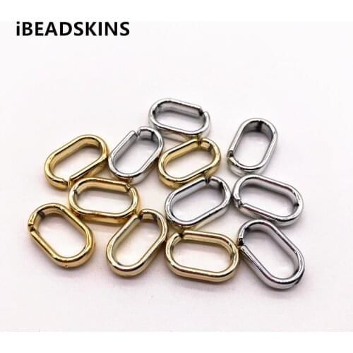 New arrival! 19x12mm 200pcs/lot gold/silver color UV Plating chain-shape Beads for Jewelry DIY (Design as shown)#1912