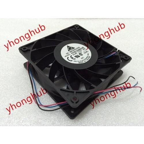 Detla Electronics FFB1248EHE R00 DC 48V 0.75A 120x120x38mm Server Cooling Fan