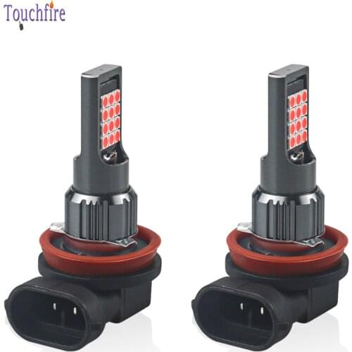 2pcs H1 H3 Led H4 H7 H11 9005 9006 3030SMD-24LED Car Fog Lights Headlight Bulbs DC12-28V 6000K White Auto Fog Lamp Wholesale