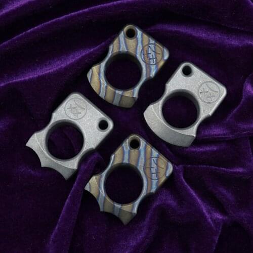 TIGEND Andy Frankart SFK TC4 titanium alloy punch outdoor buckle survival EDC multi-tool