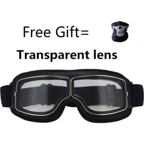 Universal Vintage Motorcycle Goggles Motorbike Scooter Biker Helmet Foldable Safety Googles Retro Motorcycle Helmet Glasses