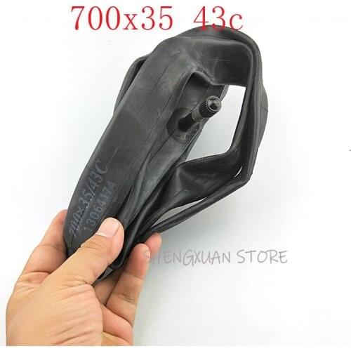 High-quality 700x35/43c inner tube with Straight stem valve stem for Bike Road Bicycle Bicycle Parts