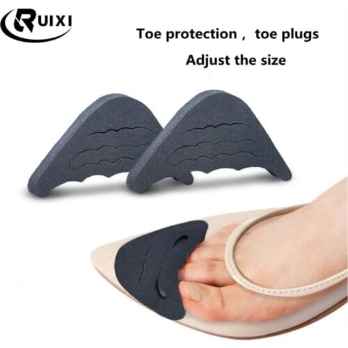 Women shoes pads High Heel Half Forefoot Insert Toe Plug Cushion Pain Relief Protector Big Shoes Toe Front Filler Adjustment