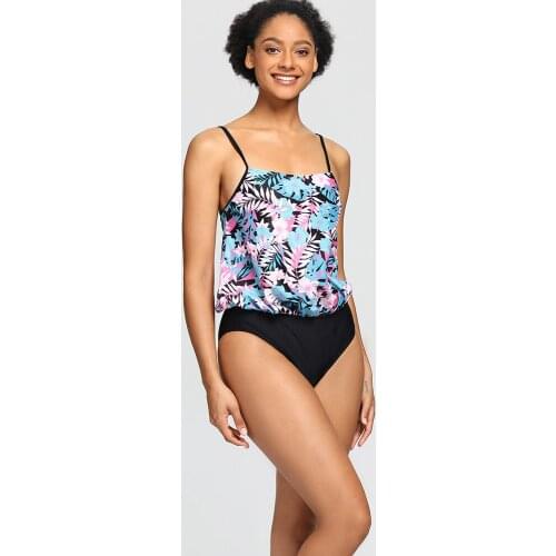 Women Swimwear Criss Cross Back One-piece Beach Bathing Suit Gradient Print Plavky Sexy One Piece Swimsuit Push Up