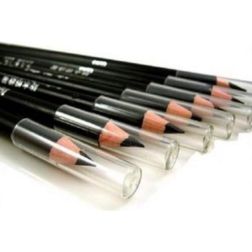 1pc Black Long Lasting Eye Liner Pen Waterproof Eyeliner Smudge-Proof Cosmetics Tool Beauty Makeup Not Blooming Eyeliner Pencil