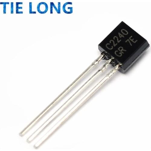 100pcs 2SA970 2SC2240 TO92 (50PCS* A970 +50PCS* C2240 ) TO-92 Bipolar Transistors - BJT NPN new and original