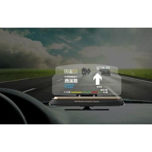 100pcs Universal Car HUD Head Up Display Mobile Phone GPS Navigation HUD Bracket For Smart Phone
