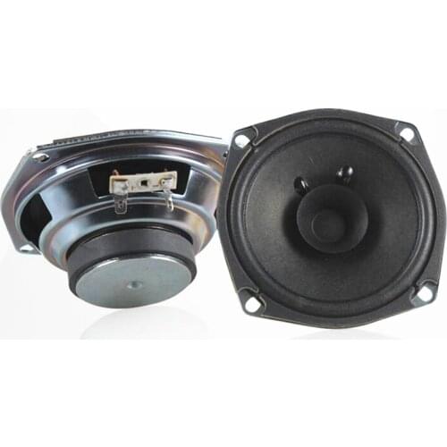 2pcs 5 Inch Full Range Speaker Double Paper Cone 4.5 Inch 4 Ohm Woofer Speaker Foam Edge Car Audio Speakers 118mm Diameter