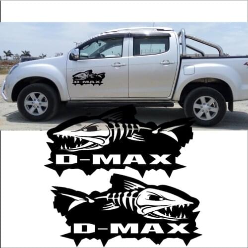 Car exterior 2Pcs Piranhas sticker decal vinyl off road 4x4 for dmax adventure mud Car stickers