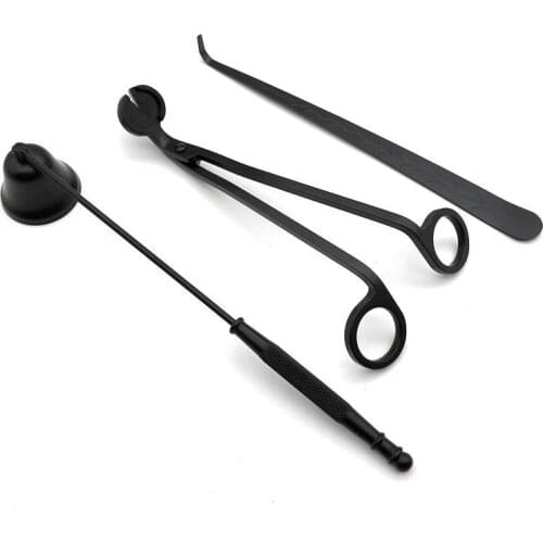 3pcs/set Candle Snuffer Candle Wick Trimmer Wick Dipper Candle Accessory Kit Set Home Decor For Party Wedding
