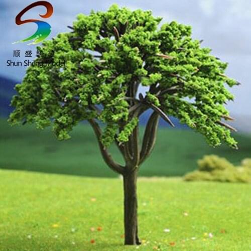 50 pcs Wholesale -50mm simulation model tree Landscape Train Model Scale architectural scenery