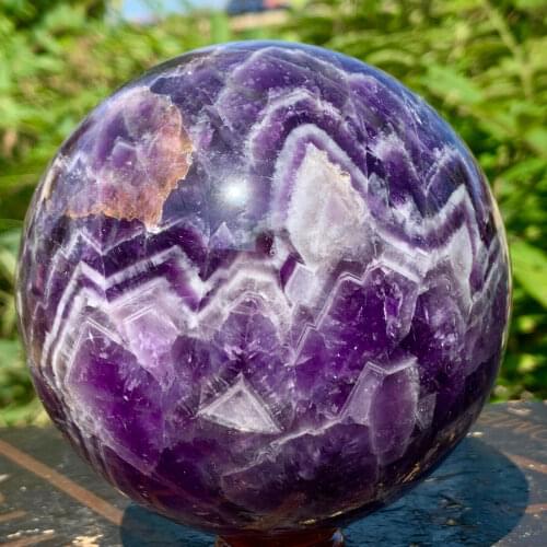 800-1000g Large high quality new natural Dream Amethyst Quartz Crystals Sphere ball Healing for Home decoration