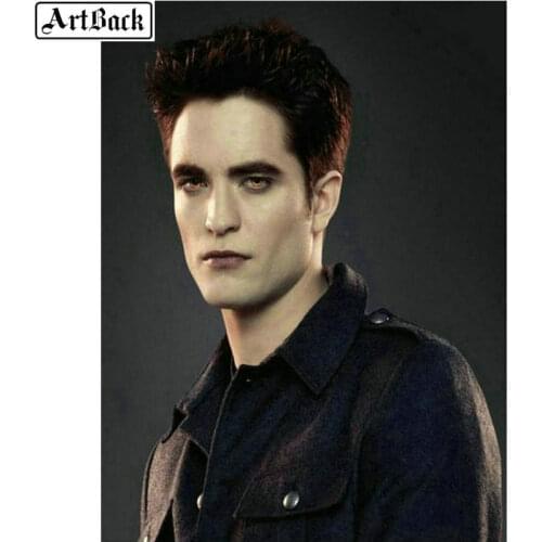 Diamond Painting Twilight Edward 5d Diamond Mosaic Kristen Stewart Robert Pattinson Portrait Diamond Embroidery Decoration