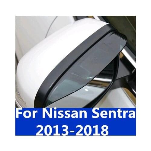 Dedicated rearview mirror rain block eyebrow Reversing mirror clear rain block car Accessories For Nissan Sentra 2013-2018
