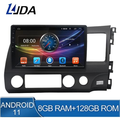 Android 10.0 Car Radio For Honda Civic 8 2005-2011 RHD Octa Core GPS Navigation Deckless Car Stereo Headunit Multimedia DSP 4GB