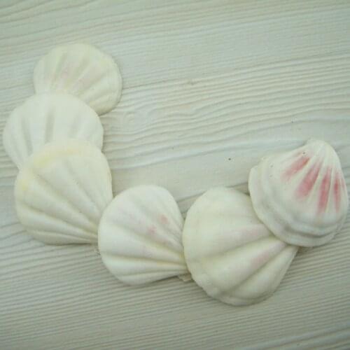 HappyKiss 50pcs/lot White scallop natural shell diy home aquarium fish tank decoration wall stickers