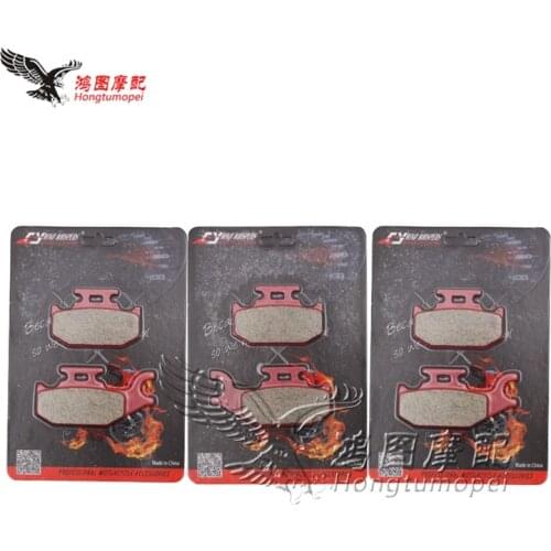Motorcycle Front / Rear Brake Pads sets For ATV Can Am BRP Outlander 400 500 650 800 Max XT 2007-2014 Renegade 500 800 2007-2011
