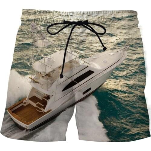 Summer 3d mens fashion beach pants printing beach loose thin casual shorts summer fishing surf shorts mens board shorts