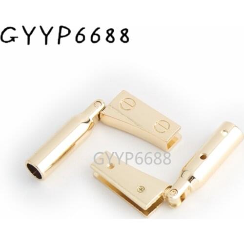 10-30-100pcs Light gold 30*14mm hardware side clips metal strap end buckle for bag heavy duty backpack clips