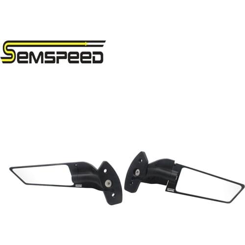 Modified Motorcycle Rearview Mirrors Wind Swivel Wing Multi-angle Adjustable Rotating Mirror For Honda CBR600RR CBR1000RR 04-07