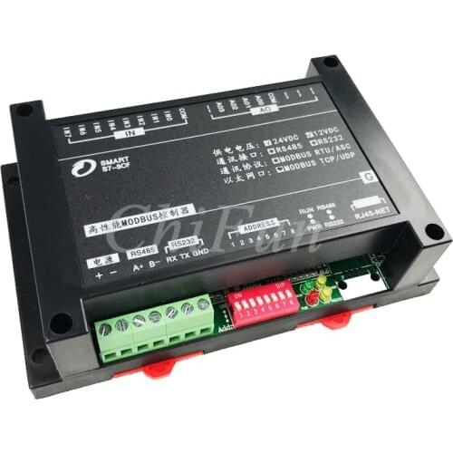 Modbus RTU IO module analog input and output RTU PLC expansion 8AI4AO
