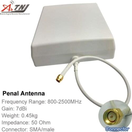 New Arrival !!Top Quality+ High Gain 7/8dbi , ATNJ 800-2500mhz Outdoor Penal Antenna for 2G 3G 4G Signal Booster