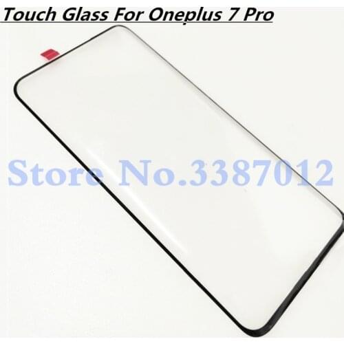Front Glass For Oneplus 7 Pro One Plus 7 Pro Oneplus7 Pro Touch Screen LCD Outer Panel Lens Repair Replacement Part