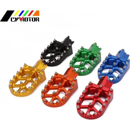Motorcycle CNC Foot Pegs Footpegs Pedals Rests For Explorer Braaap Atomic Pitpro Pitster Pro SDG DHZ SSR Piranha Coolsterand
