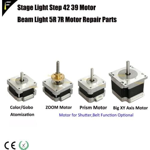 2 pieces 5R7R Sharpy Beam XY Shutter Zoom Motor 230 R7 Moving Head Light Prism Color Gobo Wheel Motors Replacing