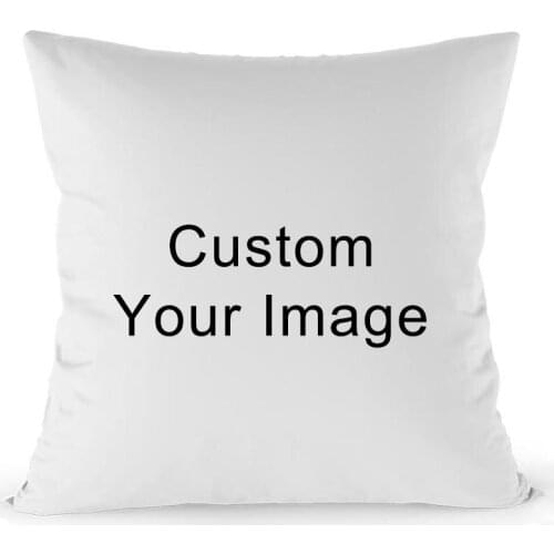 Custom Pillow Case Your Image Pillowcases Zipper 18x18 inch (45X45cm) Pillow Cover