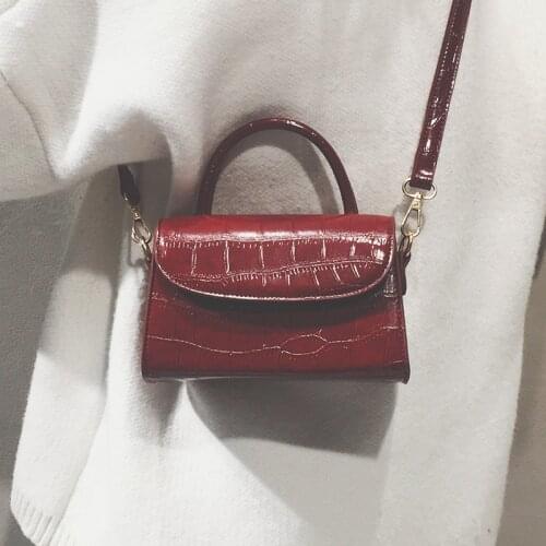 Casual Solid Color Leather Crossbody Shoulder Bags for Women 2021 Fashion Lady Small Square Bag High Quality Messenger Bag